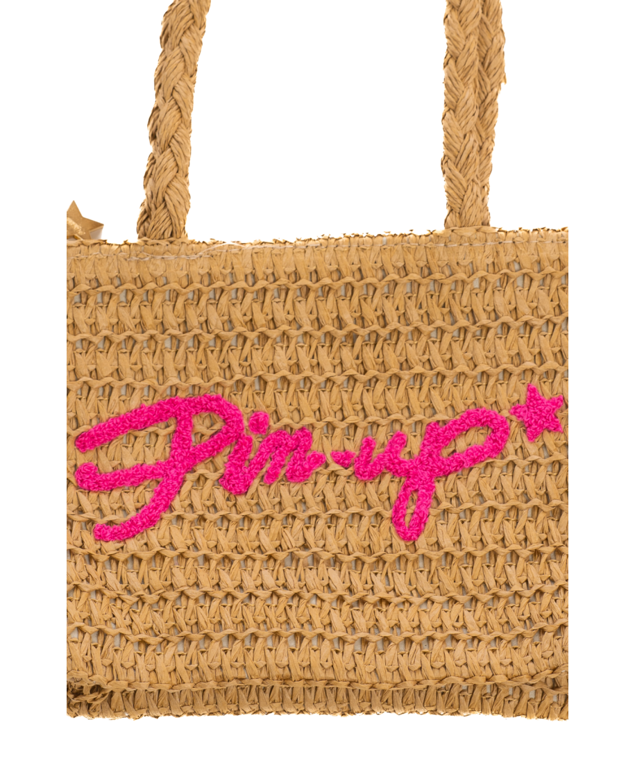 Small Ecological Raffia Pin-Up Bag