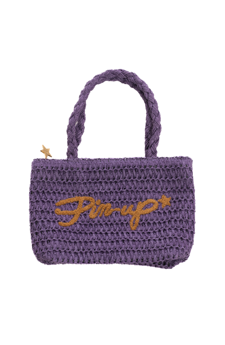 Small Ecological Raffia Pin-Up Bag