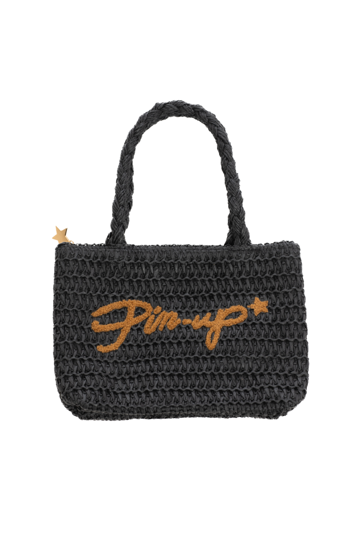 Small Ecological Raffia Pin-Up Bag