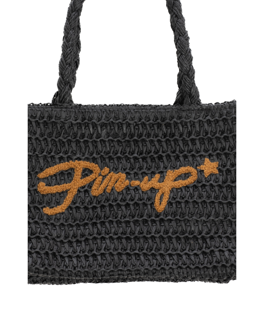 Borsa Piccola Rafia Ecologica Pin-Up