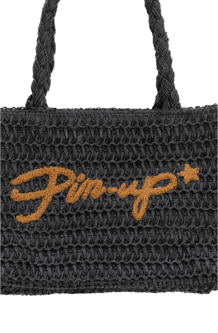 Small Ecological Raffia Pin-Up Bag