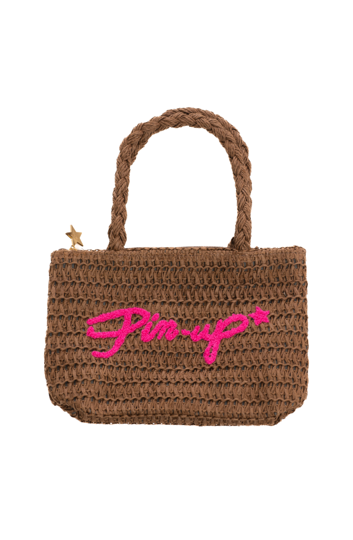 Small Ecological Raffia Pin-Up Bag