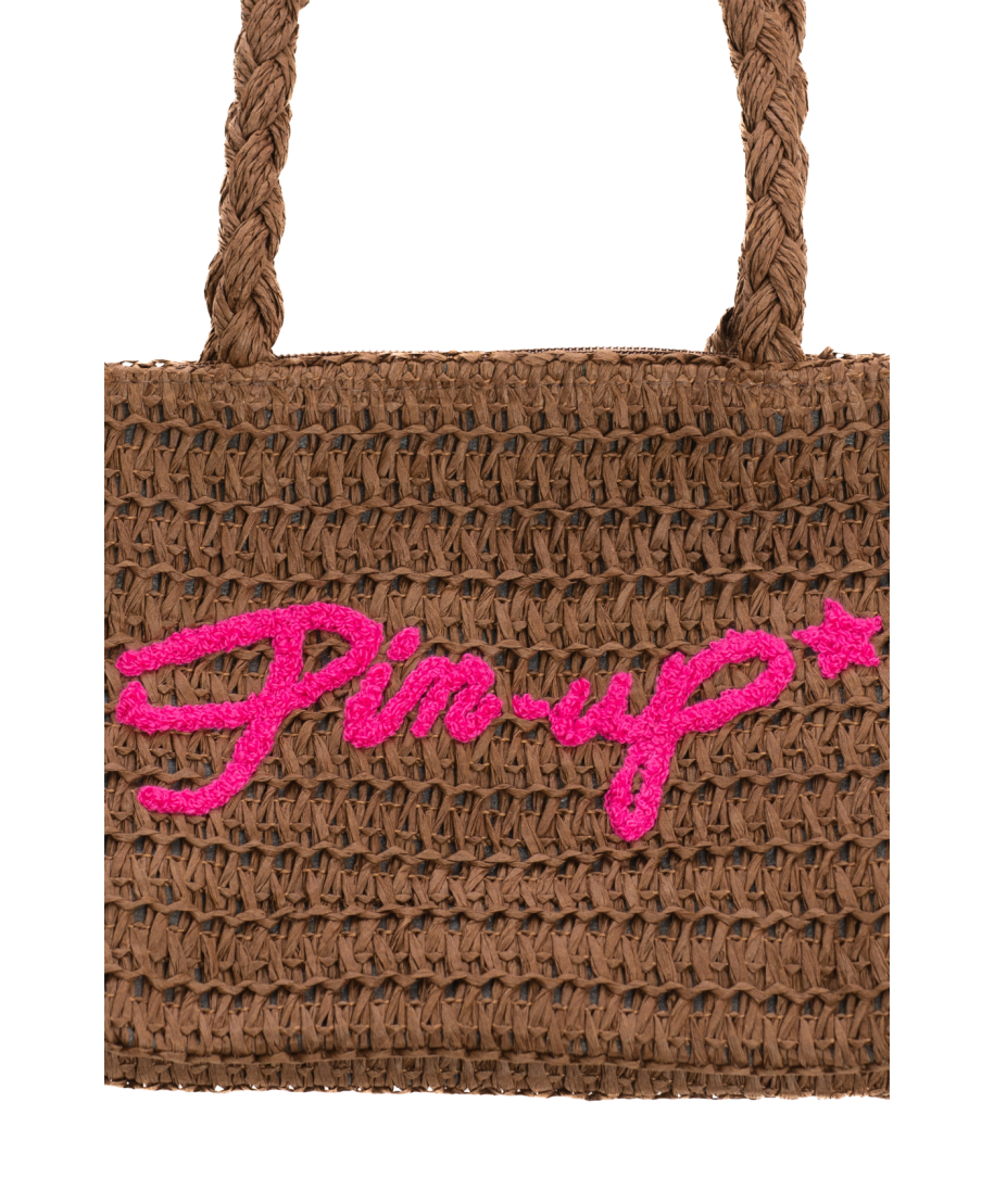 Small Ecological Raffia Pin-Up Bag