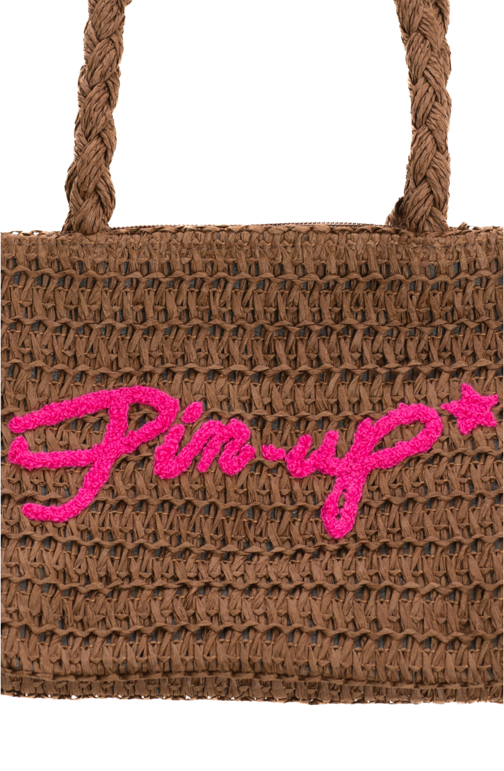 Small Ecological Raffia Pin-Up Bag