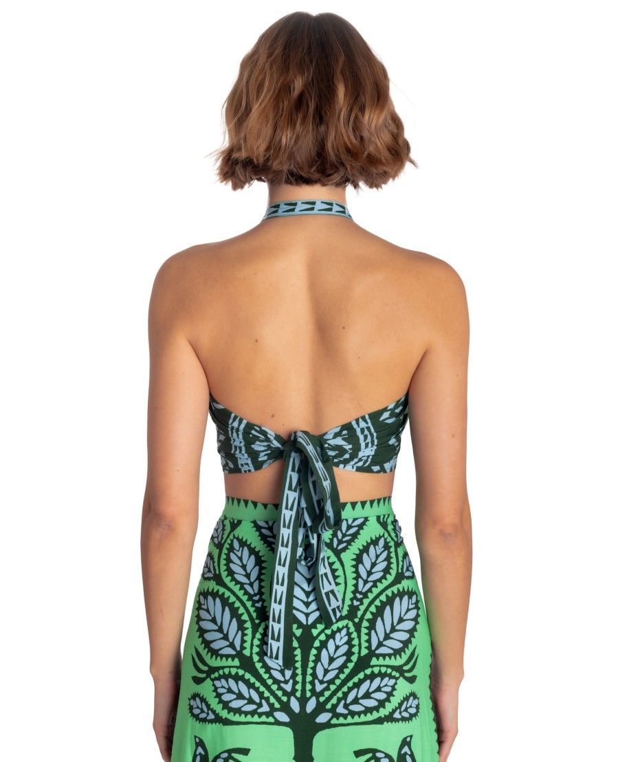 BANDEAU TOP BEAUTIFUL TREE PRINT