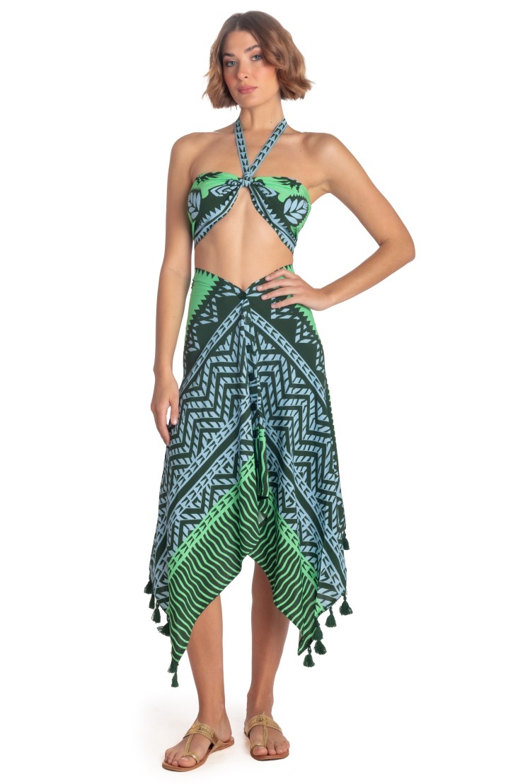 BANDEAU TOP BEAUTIFUL TREE PRINT