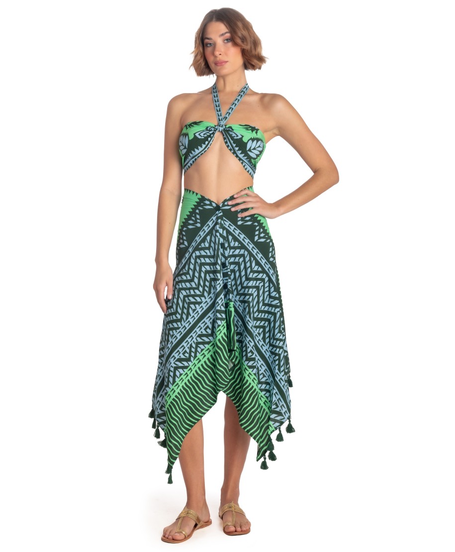 BANDEAU TOP BEAUTIFUL TREE PRINT