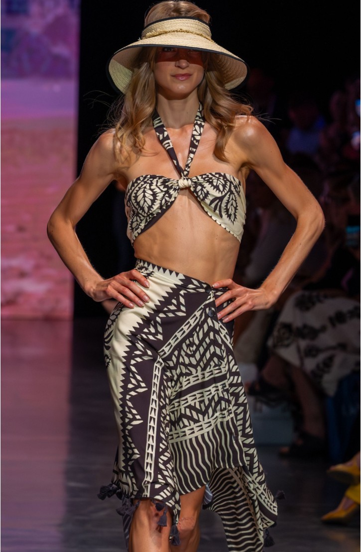 BANDEAU TOP BEAUTIFUL TREE PRINT