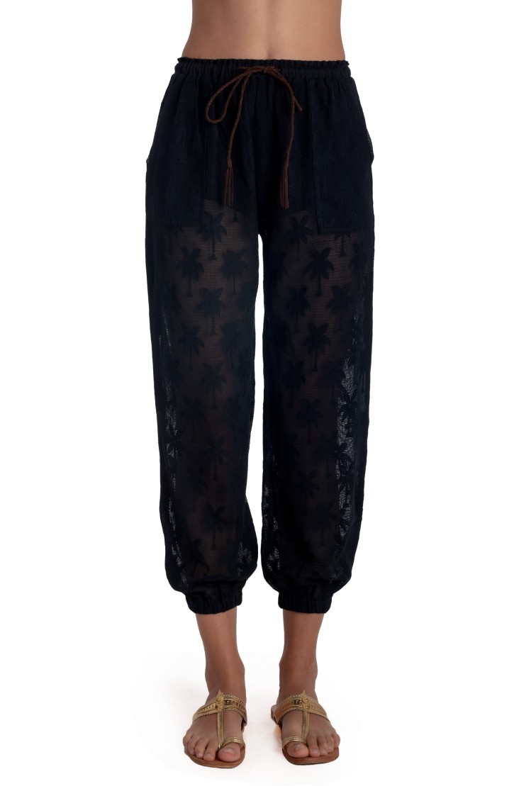 Pants Palm Embroidery