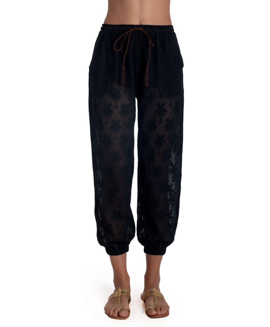 Pants Palm Embroidery