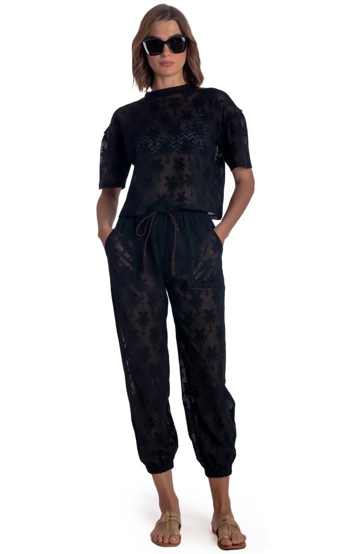 Pants Palm Embroidery