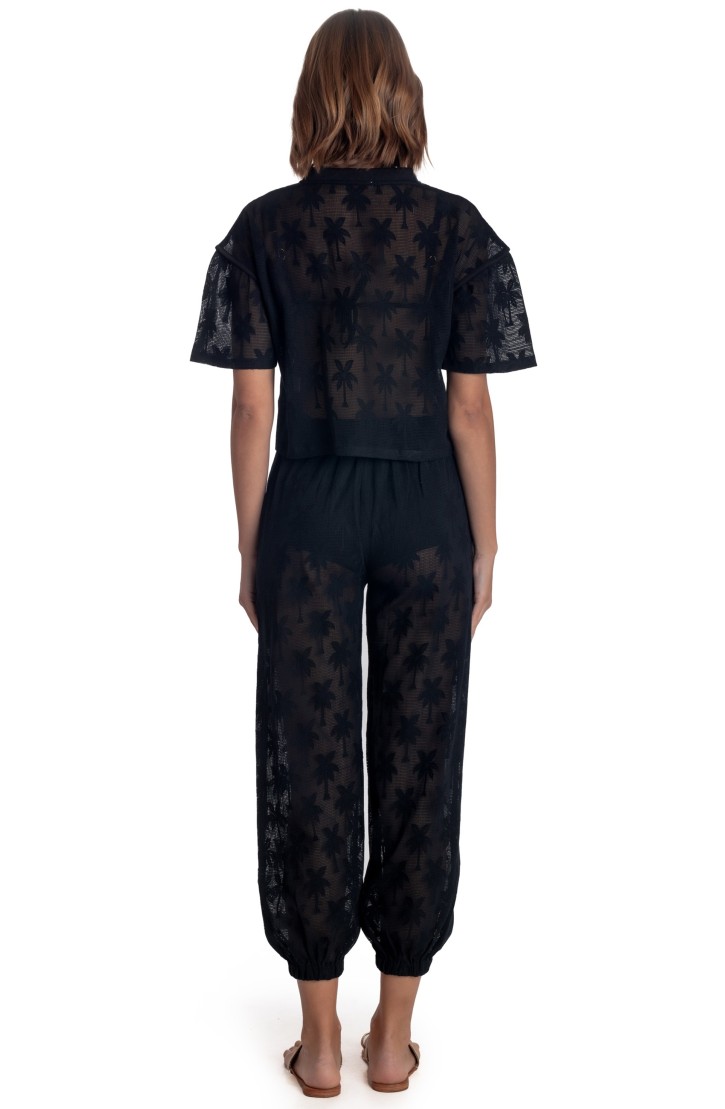 Pants Palm Embroidery