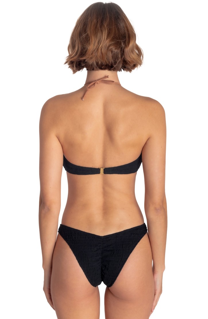 BIKINI FASCIA IMBOTTITA RICAMO PALME