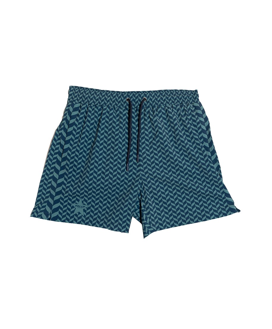 MEN'S BOXER SHORTS HERRINGBONE PRINT