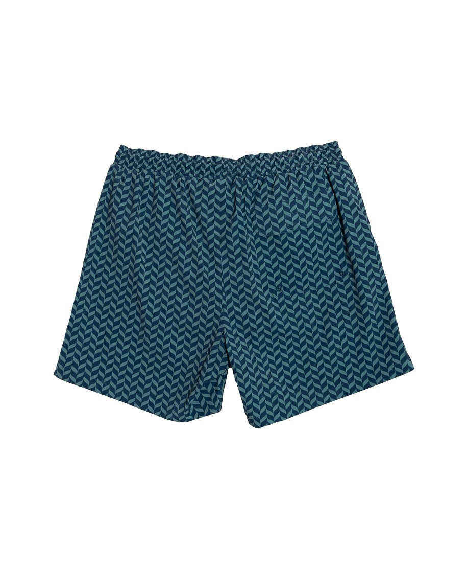 MEN'S BOXER SHORTS HERRINGBONE PRINT
