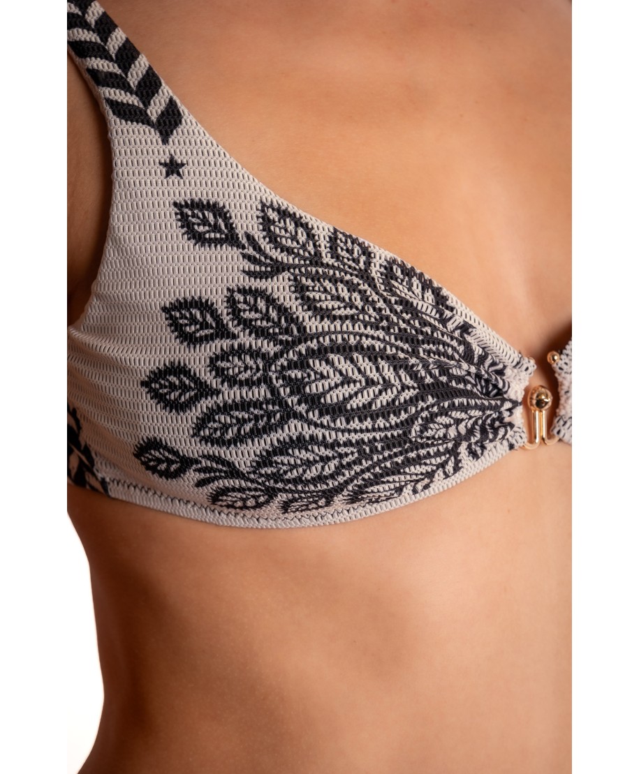 Bikini Brassiere Con Accessorio Stampa Beautiful Tree Spighetta