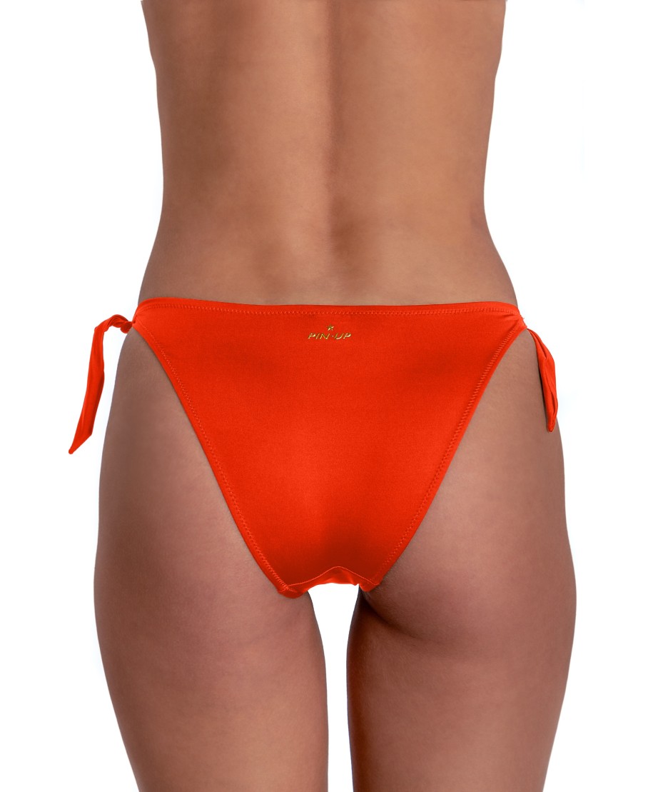 Bikini Triangolo Imbottito Con Lavorazione Laser E Ricamo Perline