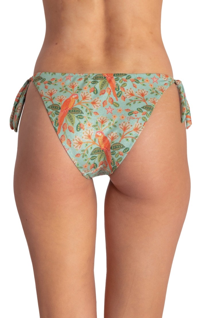 BOW SLIP FLOWER BIRD PRINT