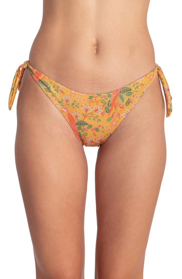 BOW SLIP FLOWER BIRD PRINT