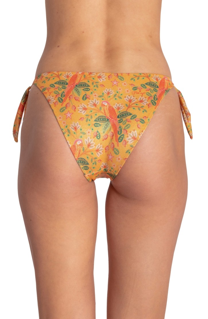BOW SLIP FLOWER BIRD PRINT