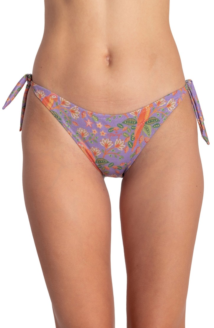 SLIP BIKINI FIOCCHI STAMPA FLOWER BIRD