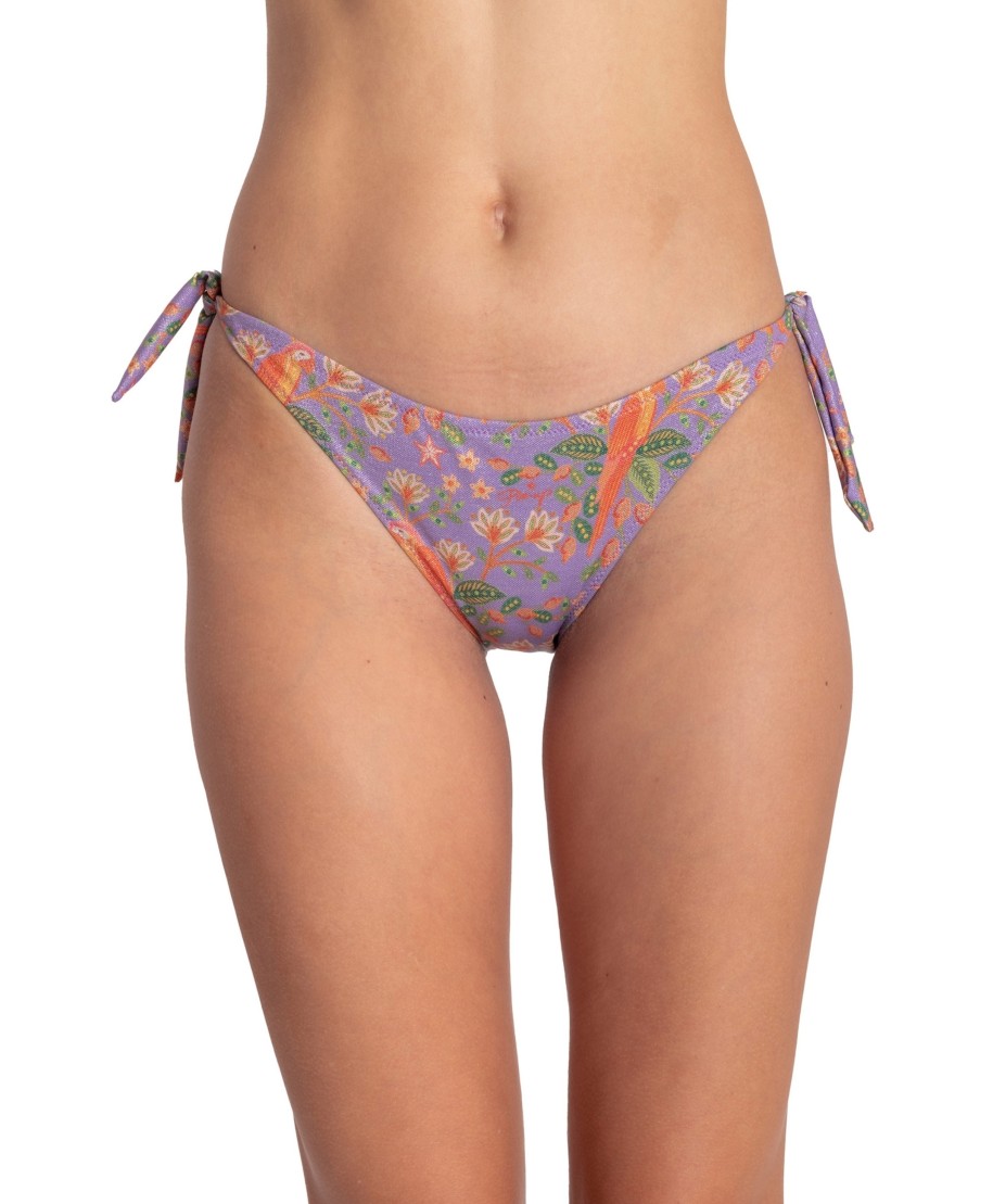 SLIP BIKINI FIOCCHI STAMPA FLOWER BIRD