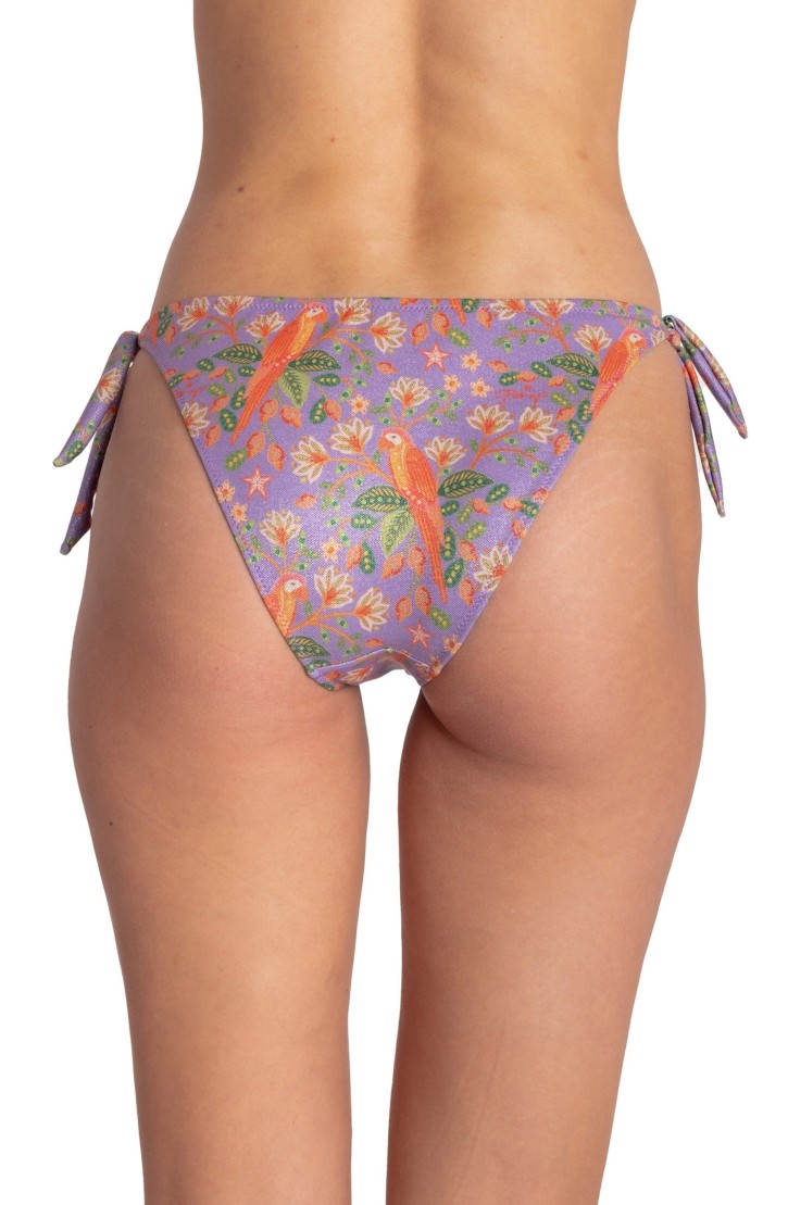 SLIP BIKINI FIOCCHI STAMPA FLOWER BIRD